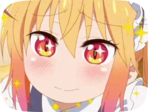 🎋 Стикер «Tooru Kobayashisan Chi no Maid Dragon» для Telegram