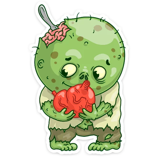 ❤ Стикер «Всё ещё живые» для Telegram