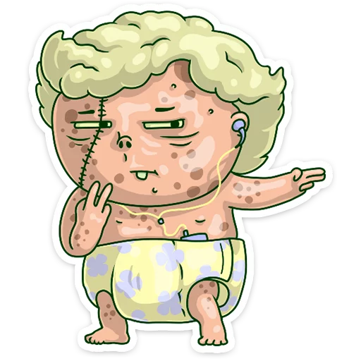 🤛 Стикер «Всё ещё живые» для Telegram