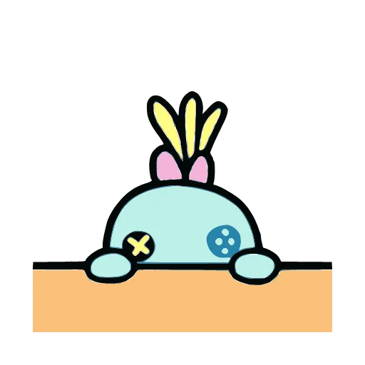 👀 Стикер «Stitch and Angel» для Telegram
