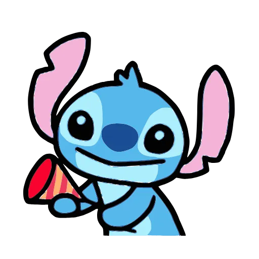 🎉 Стикер «Stitch and Angel» для Telegram