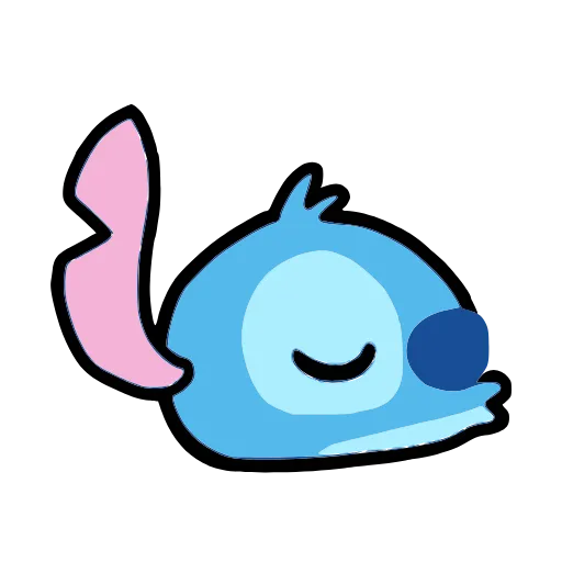 👩‍❤️‍💋‍👨 Стикер «Stitch and Angel» для Telegram