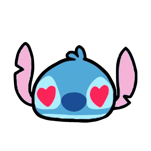 😍 Стикер «Stitch and Angel» для Telegram