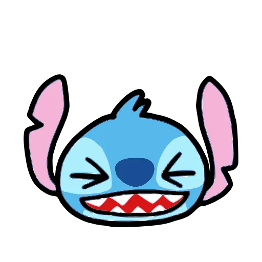 😆 Стикер «Stitch and Angel» для Telegram