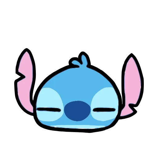 😐 Стикер «Stitch and Angel» для Telegram
