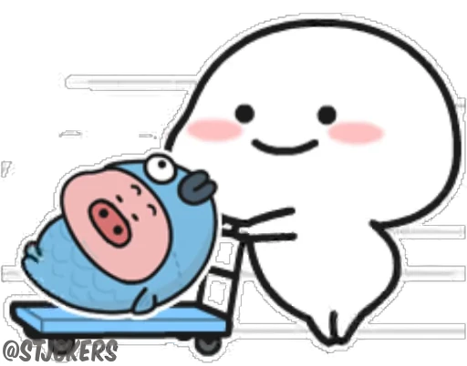 🛒 Стикер «Булька» для Telegram