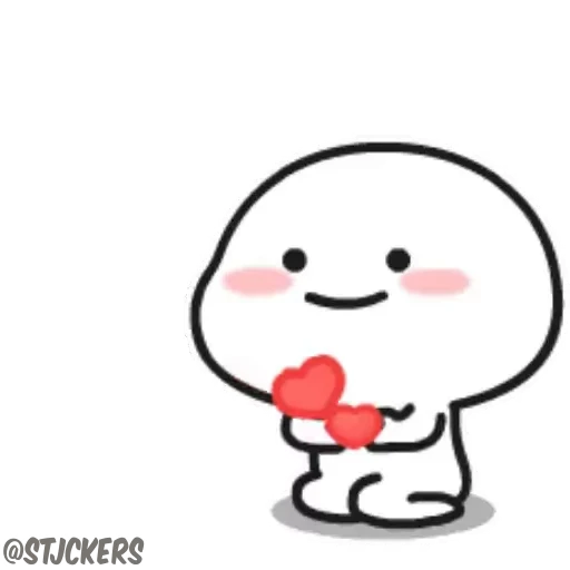 ❤️‍🔥 Стикер «Булька» для Telegram