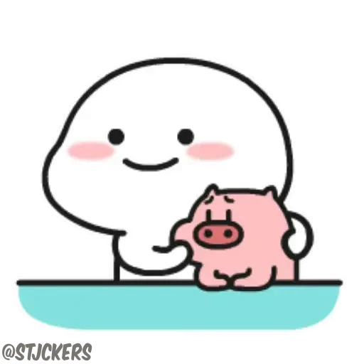 🤗 Стикер «Булька» для Telegram