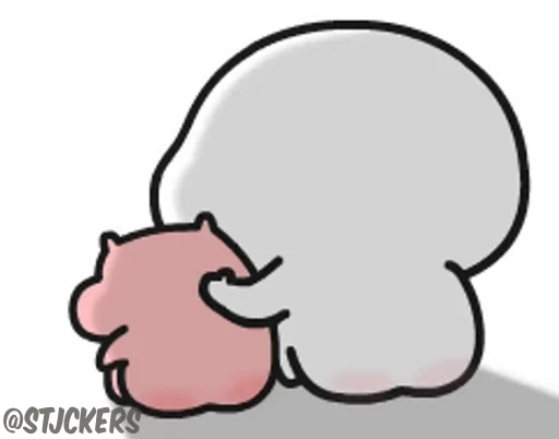 🤗 Стикер «Булька» для Telegram