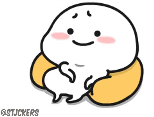 🗿 Стикер «Булька» для Telegram
