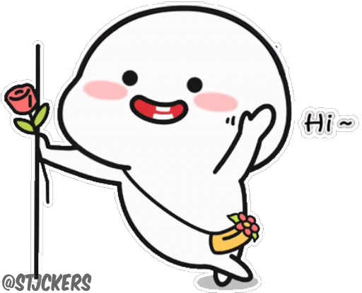 🌹 Стикер «Булька» для Telegram