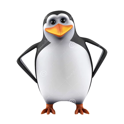 Стикерпак Dank 3d stock penguins для Telegram