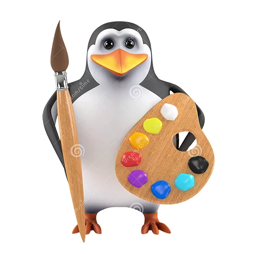 🎨 Стикер «Dank 3d stock penguins» для Telegram