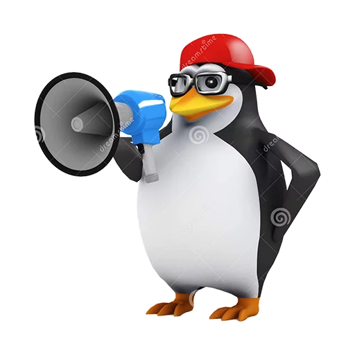 📢 Стикер «Dank 3d stock penguins» для Telegram