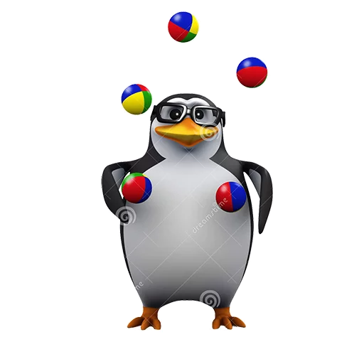 🎭 Стикер «Dank 3d stock penguins» для Telegram