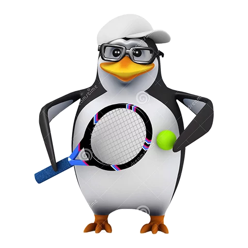 🎾 Стикер «Dank 3d stock penguins» для Telegram