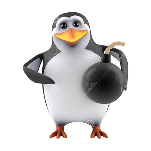 💣 Стикер «Dank 3d stock penguins» для Telegram