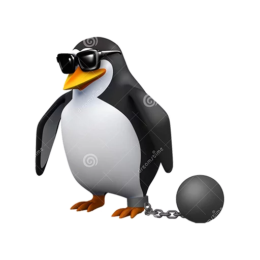 🎳 Стикер «Dank 3d stock penguins» для Telegram
