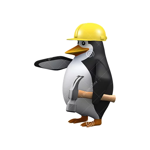 🔨 Стикер «Dank 3d stock penguins» для Telegram