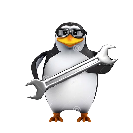 🔧 Стикер «Dank 3d stock penguins» для Telegram