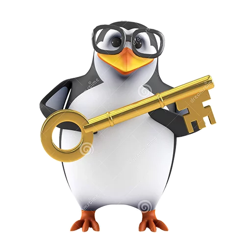 🔑 Стикер «Dank 3d stock penguins» для Telegram