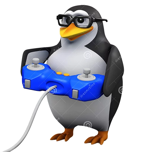 🎮 Стикер «Dank 3d stock penguins» для Telegram