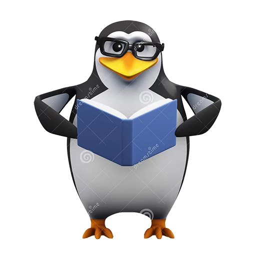 📕 Стикер «Dank 3d stock penguins» для Telegram