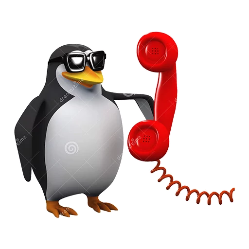 📞 Стикер «Dank 3d stock penguins» для Telegram