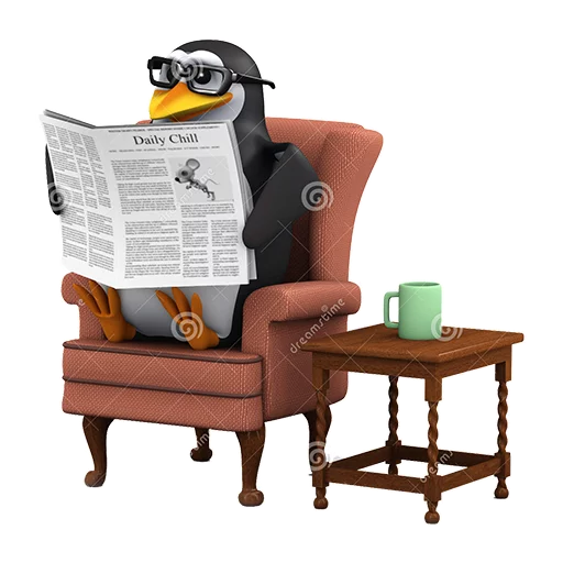 📰 Стикер «Dank 3d stock penguins» для Telegram
