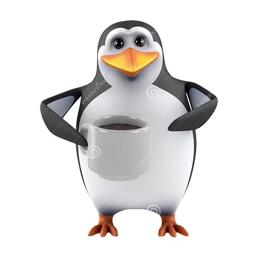 ☕ Стикер «Dank 3d stock penguins» для Telegram