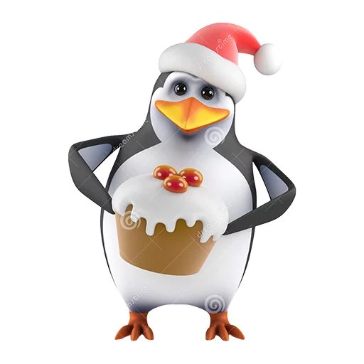 🎂 Стикер «Dank 3d stock penguins» для Telegram