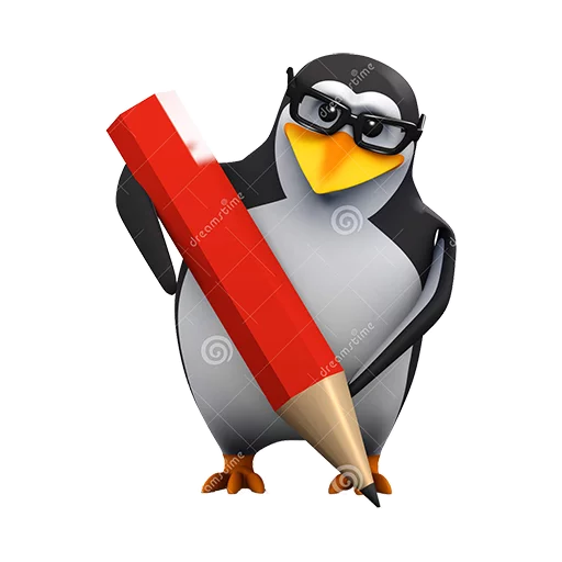 ✏ Стикер «Dank 3d stock penguins» для Telegram