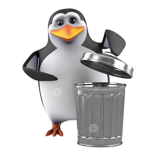 🗑 Стикер «Dank 3d stock penguins» для Telegram