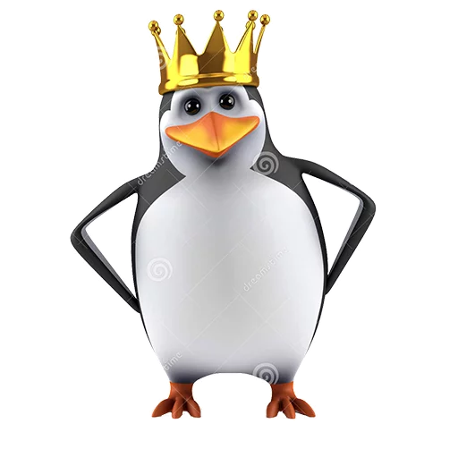 👑 Стикер «Dank 3d stock penguins» для Telegram
