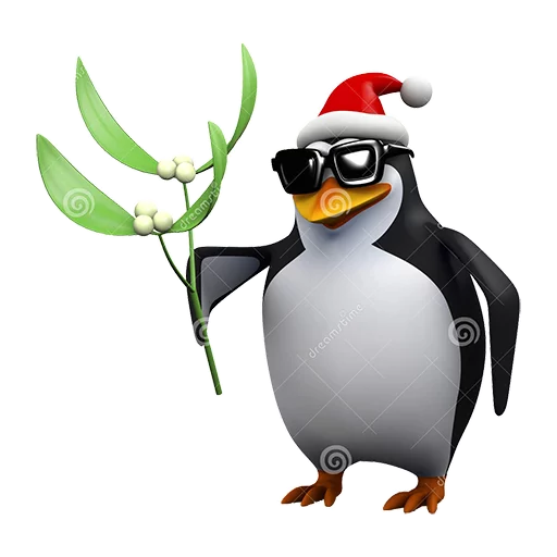 🌱 Стикер «Dank 3d stock penguins» для Telegram