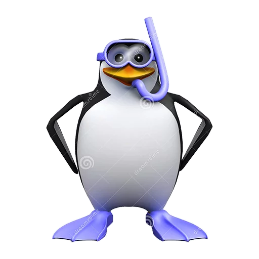 🏊 Стикер «Dank 3d stock penguins» для Telegram