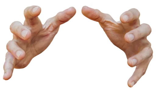 ◼️ Стикер «Stock Hands» для Telegram