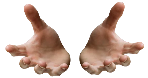 ◼️ Стикер «Stock Hands» для Telegram