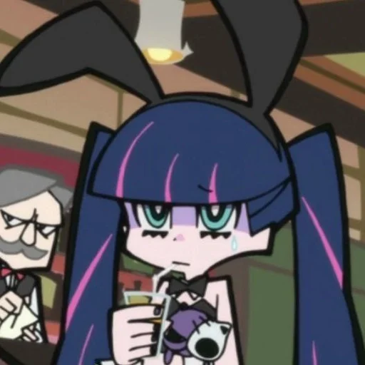 🐰 Стикер «Panty and Stocking with Garterbelt» для Telegram