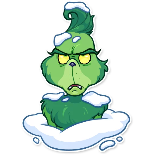 🥶 Стикер «Grinch» для Telegram