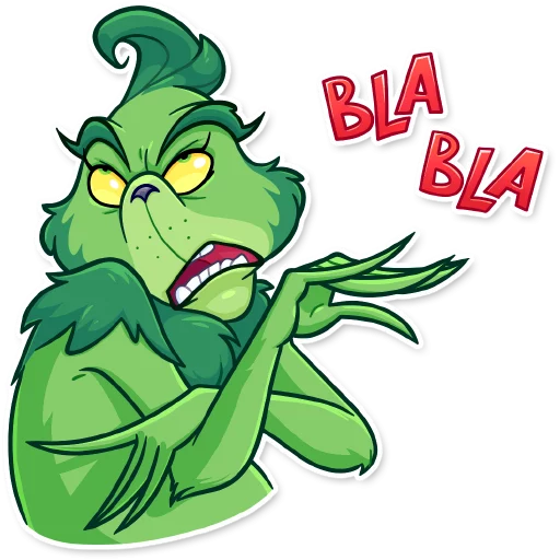 😒 Стикер «Grinch» для Telegram