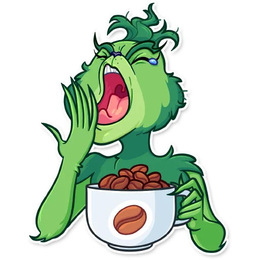 ☕️ Стикер «Grinch» для Telegram