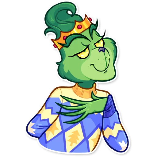 🤴 Стикер «Grinch» для Telegram