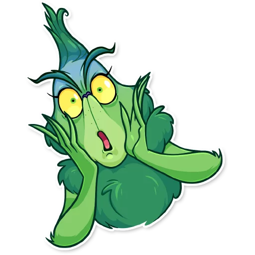 😨 Стикер «Grinch» для Telegram