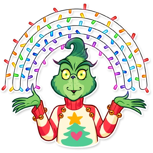 🌈 Стикер «Grinch» для Telegram