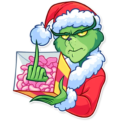 🖕 Стикер «Grinch» для Telegram
