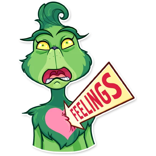 😦 Стикер «Grinch» для Telegram