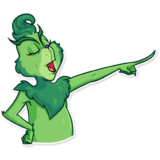 👉 Стикер «Grinch» для Telegram