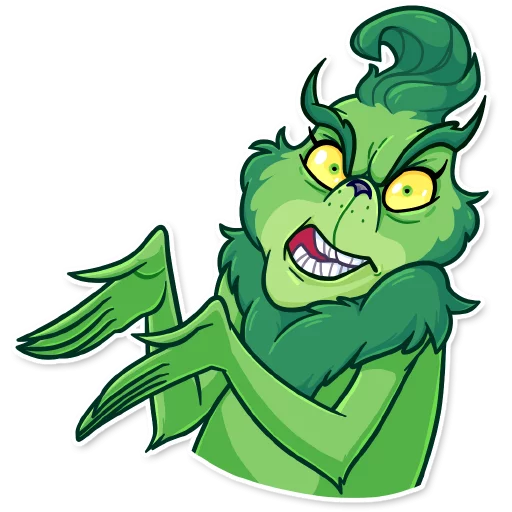 😠 Стикер «Grinch» для Telegram