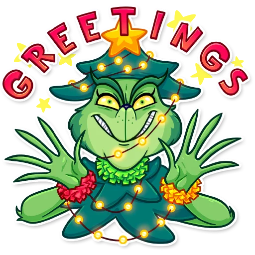👋 Стикер «Grinch» для Telegram